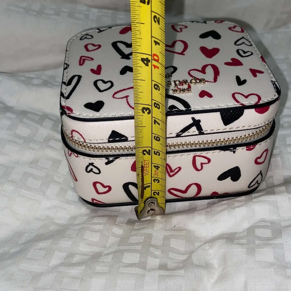 Nib Kate Spade Scribble Heart Staci Boxed Jewelry Holder